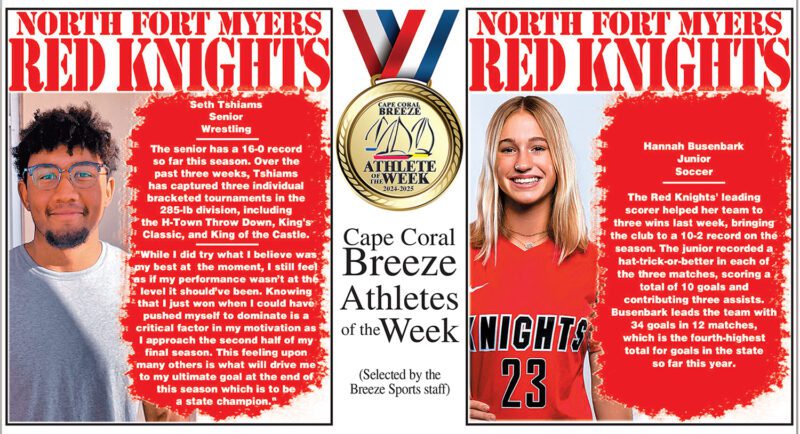 Athletes of the Week | Dec. 27 | Seth Tshiams & Hannah Busenbark